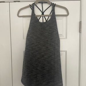 Lululemon Free to Be Serene Tank - Heathered Black /  Size 10
